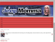 Tablet Screenshot of jeepmomma.com
